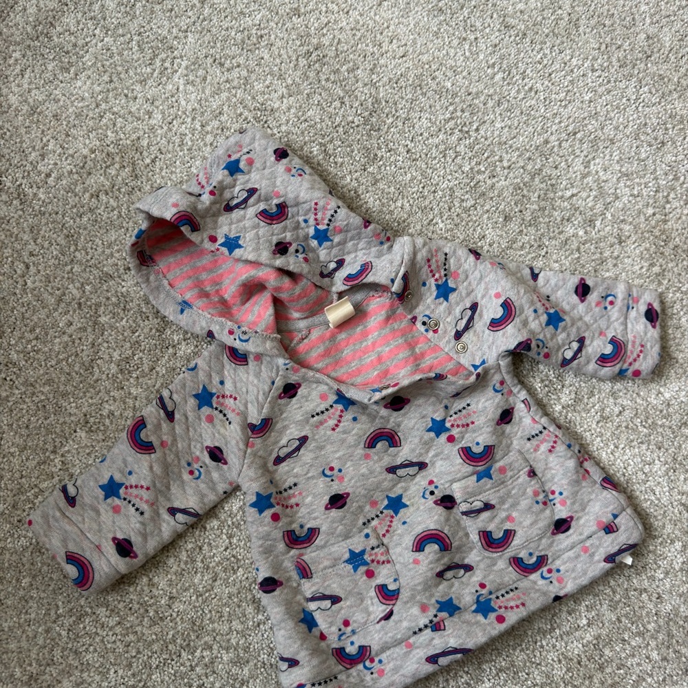 Tucker + Tate Baby Hoodie Space Print